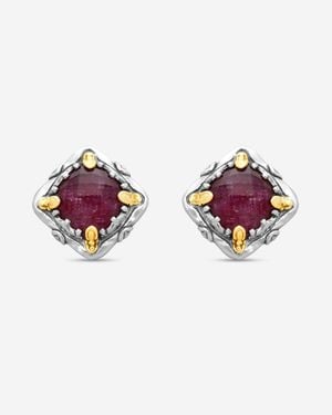 Konstantino Gen K Sterling & 18K Ruby Earrings Skkj685-546 - Pink