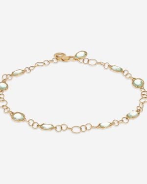 Nanis 18K Natural Stone Chain Bracelet Bn2-565 - Metallic