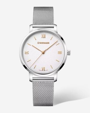 Wenger Swiss Army Metropolitan Donnissima Stainless Steel Quartz Ladies Watch 01.1731.101 - Metallic