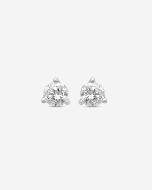 Ina Mar 0.50 Ctw Round Diamond Martini Stud Earrings St1001D-Fw-050F - White
