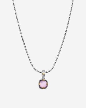 Konstantino Gen K 2 Sterling & 18K Corundum Necklace Mekj763 - Metallic