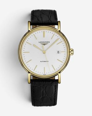 Longines Presence 18K Pvd & Steel Automatic Watch L4.922.2.12 - Black