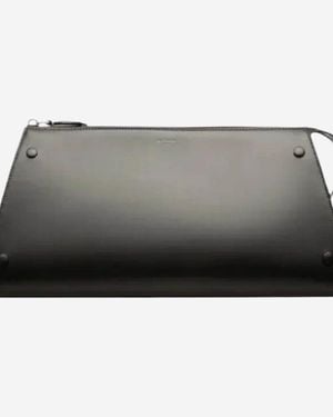 Bally Arieel Leather Clutch Bag 6301635 - Black