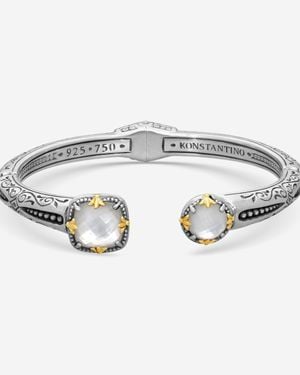 Konstantino Gen K 2 Sterling & 18K Mop Bracelet Bkj730-464 - Metallic