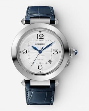 Cartier Pasha Stainless Steel Automatic Watch Wspa0010 - Metallic