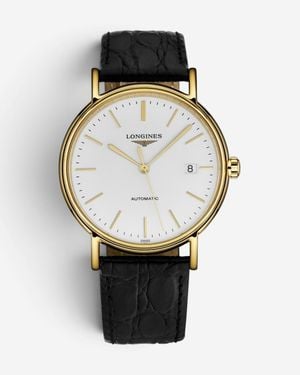 Longines Presence 18K Pvd & Steel Automatic Watch L4.921.2.12.2 - Black