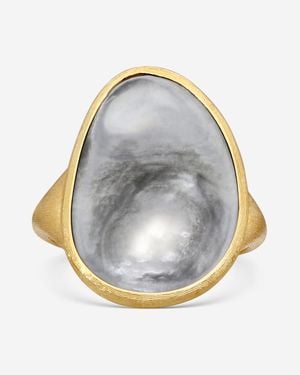 Marco Bicego Lunaria 18K Statement Ring Sz. 7.25 Ab565_Mpb_Y_02 - Metallic