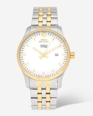Swiss Military Terragraph Quartz Watch 01.9041.314C - Metallic