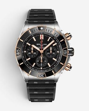 Breitling Super Chronomat Stainless Steel Automatic Watch Ub0136251B1S1 - Black