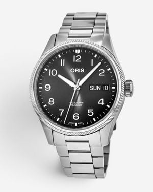 Oris Big Crown Propilot Big Day Date Stainless Steel Automatic Watch 01-75 - Metallic