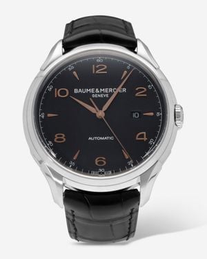 Baume & Mercier Clifton Stainless Steel Automatic Watch 10366 - Black