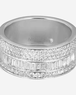 Messika Liz 18K Diamond Band Ring Sz. 6.25 05899-Wg-52 - Gray