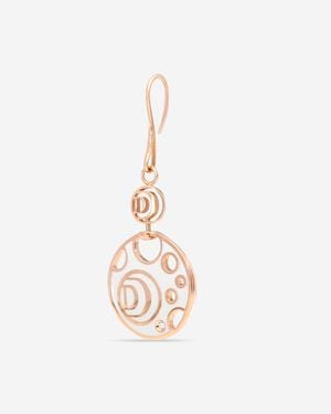 Damiani Ssima 18K & Ceramic Diamond Mono Reversible Earring 81104759 - Metallic