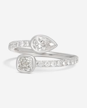 Ina Mar 18K Diamond 0.45Ct.Twd Wrap Ring Sz. 6.25 Alr-19545 - White