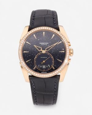 Parmigiani Fleurier Tonda Metropolitaine Galaxy 18K Rose Diamond Automatic Ladies Watch Pfc273-1062500-Ha3121 - Blue