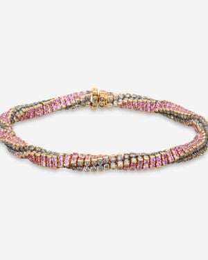 Assael 18K Diamond & Ruby Rope Bracelet B1679 - Metallic
