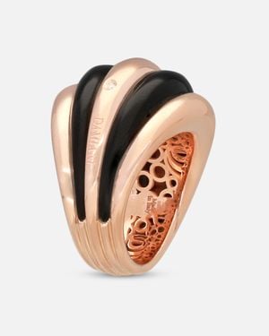 Damiani 18K Onyx & Diamond Band Ring 20076819 - Multicolor
