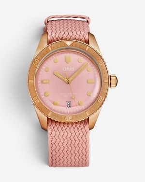 Oris Divers Sixty-Five Bronze Automatic Ladies Watch 733-7771-3158-07-3-19-04Br - Pink