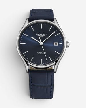 Longines Lyre Stainless Steel Automatic Ladies Watch L4.860.4.92.2 - Blue