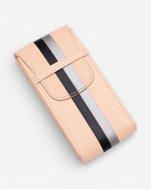 Rapport X La Californienne Leather Single Watch Pouch Cnp0 - Natural