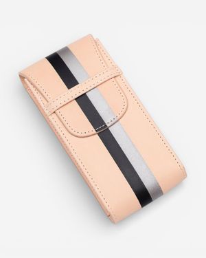 Rapport X La Californienne Leather Single Watch Pouch Cnp0 - Natural