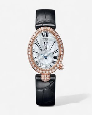 Breguet Reine De Naples 18K Rose Diamond Automatic Ladies Watch 8928Br51944D00D3L - Blue