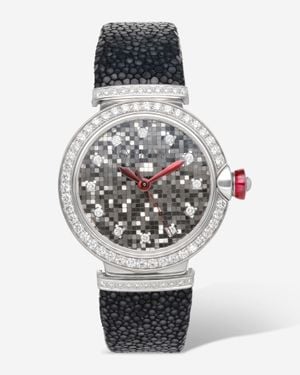 BVLGARI Lvcea 18K 33Mm Diamond Automatic Ladies Watch 102830 - Metallic