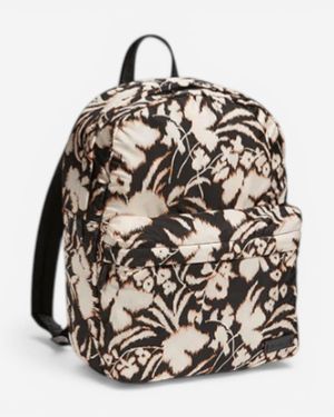 Ferragamo Nylon Backpack 726376 - Black