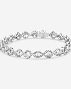 Roberto Coin Dolcetto 18K Diamond Tennis Bracelet 111491Awlbx0 - Metallic