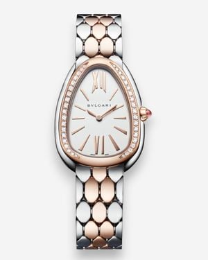 BVLGARI Bulgari Serpenti Seduttori Steel & 18K Quartz Ladies Watch 103274 - Metallic