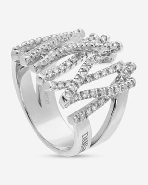 Damiani 18K, Diamond Statement Ring Sz. 7.25 241368 - Metallic