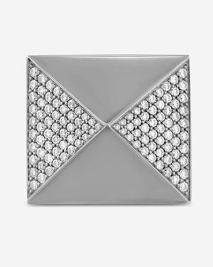 Messika Spiky 18K Blackened Diamond Cocktail Ring Sz. 6.5 05640-Bg-53 - Gray