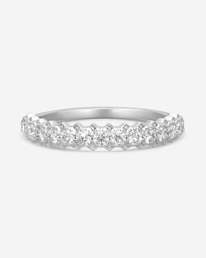 Hearts On Fire Liliana Milgrain 18K Diamond Ring Sz. 6.5 Hbalilbezm00 - White