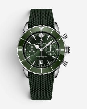 Breitling Superocean Heritage Stainless Steel Automatic Watch Ab0156361L1S - Green