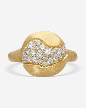 Marco Bicego Africa 18K Diamond Statement Ring Sz. 6.75 Ab592_B_Y_02 - Metallic