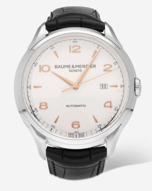 Baume & Mercier Clifton Stainless Steel Automatic Watch 10365 - Metallic