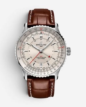 Breitling Navitimer Gmt Stainless Steel Automatic Watch A32310211G1P1 - Multicolor