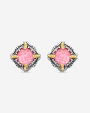 Konstantino Gen K Sterling & 18K Tulite Stud Earrings Skkj685 - Pink