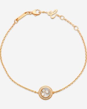 Chopard Happy Diamonds 18K Diamond Bracelet 859562-5002 - Metallic