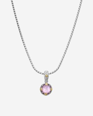 Konstantino Gen K 2 Sterling & 18K Corundum Necklace Mekj764 - Metallic