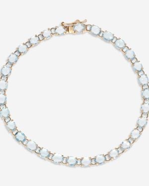 Nanis 18K Topaz Chain Bracelet Bi18-565 - Metallic