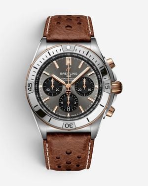 Breitling Chronomat Titanium & 18K Automatic Watch Tb0134101M1X1 - Brown