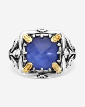 Konstantino Gen K Sterling & 18K Sodalite Ring Dkj936-562 - Blue