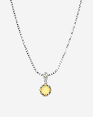 Konstantino Gen K Sterling & 18K Agate Pendant Necklace Mekj7 - Metallic