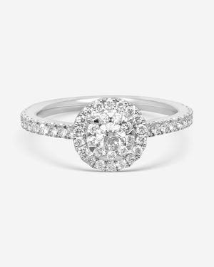 Memoire 14K Diamond Statement Ring Sz. 6.5 Frbq10165004W72000 - Metallic