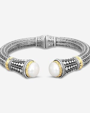 Konstantino Pearl Clas Sterling & 18K Pearl Bracelet Bmk4202 - Metallic