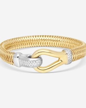 Roberto Coin Primavera 18K & Diamond Bangle Bracelet 5573805Ajbax - Metallic