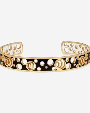 Damiani Ssima 18K & Ceramic Diamond Cuff Bracelet 20059248 - Metallic