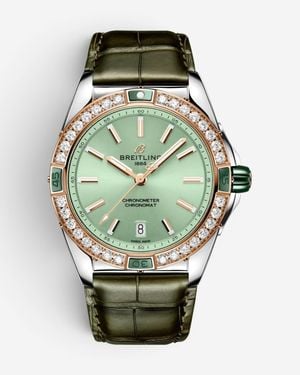 Breitling Super Chronomat Stainless Steel Automatic Watch U17356531L1P1 - Green
