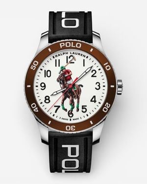 Ralph Lauren Polo Pony Player Automatic Stainless Steel Watch 472853461003 - Metallic